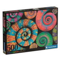 Clementoni - Puzzle 500 Color Boom Curly Tails