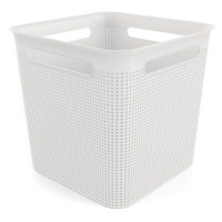 Rotho 91290 BRISEN Úložný box 18 L, 29 x 29 x 28 cm, plast, bílý