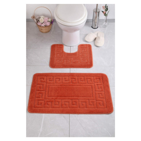 L'essentiel Koupelnová sada koberečků ETHY oranžová