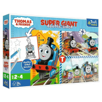 TREFL - Puzzle 15 GIANT - Tomové hry / Thomas and Friends