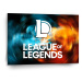 Sablio Obraz League of Legends Glow - 90x60 cm