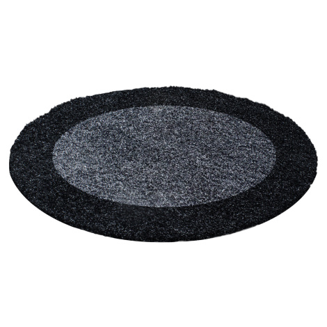 Ayyildiz koberce Kusový koberec Life Shaggy 1503 anthracit kruh Rozměry koberců: 120x120 (průměr