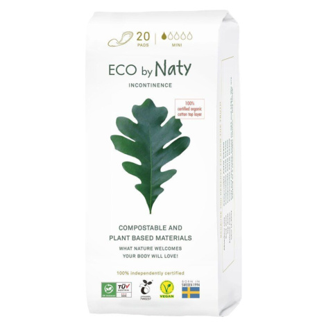 Naty Dámské ECO inkontinenční vložky - mini 20 ks Eco by Naty