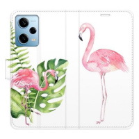 iSaprio flip pouzdro Flamingos pro Xiaomi Redmi Note 12 Pro 5G / Poco X5 Pro 5G