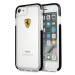 Kryt Ferrari - Shockproof Hard Case Apple iPhone 7/8 - Transparent/Black (FEGLHCP7BK)