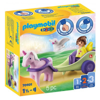 Playmobil 70401 kočár s jednorožcem a vílou (1.2.3)