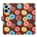 iSaprio flip pouzdro Donuts Pattern pro Xiaomi Redmi Note 12 Pro+ 5G