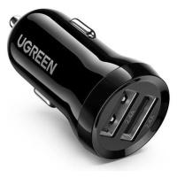 Nabíječka do auta UGREEN ED018, 2x USB, 24W (černá)