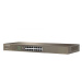 Tenda TEG1016G 16-port Gigabit Switch, 16x 10/100/1000 Mb/s, Fanless, MAC 8K, i na zeď, Rackmoun