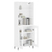 vidaXL Skříň highboard bílá 69,5 x 34 x 180 cm kompozitní dřevo