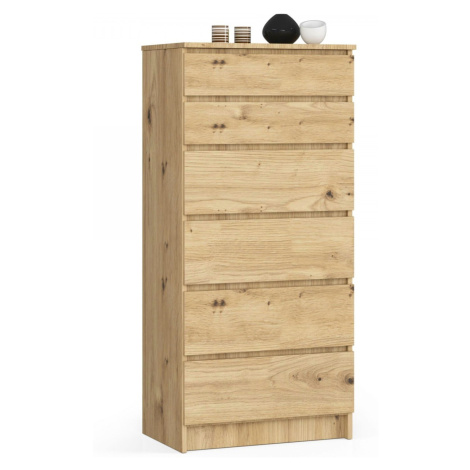 Komoda K60 6SZ - dub artisan Akord