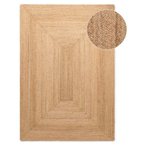 Oboustranný/ručně tkaný jutový koberec v přírodní barvě 160x230 cm Sharmila Natural Brown – Hans Hanse Home