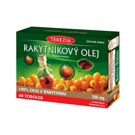 TEREZIA Rakytníkový olej 100% tobolky 60 TEREZIA COMPANY