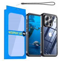 Pouzdro Voděodolné Ochranné Water Case 360 IP68 Pancéřové Pro Iphone 15 Pro