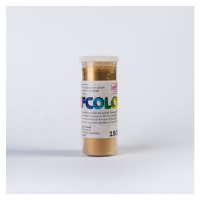 Efcolor - Smaltovací prášek, 10 ml - metalický zlatý