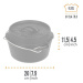 Petromax litinový kotlík Dutch Oven - 11 cm, 0,93 l