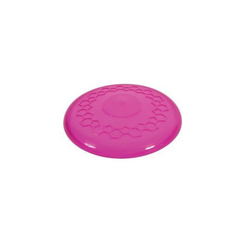 Hračka pes Frisbee TPR pop 23cm růžová Zolux