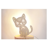 Dětská nástěnná lampička - kočka
