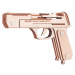 Woodcraft construction kit Dřevěné 3D puzzle Woodcraft Pistole Desert Eagle