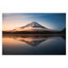 Umělecká fotografie Fuji Mountain Reflection with Morning sunrise, Jackyenjoyphotography, (40 x 
