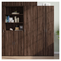 vidaXL Skříň highboard hnědý dub 50 x 42,5 x 185 cm kompozitní dřevo