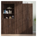 vidaXL Skříň highboard hnědý dub 50 x 42,5 x 185 cm kompozitní dřevo