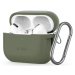 Pouzdro TECH-PROTECT SILICONE HOOK APPLE AIRPODS PRO 1 / 2 OLIVE GREEN (5906302313334)