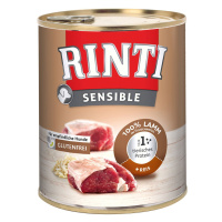 Rinti Sensible jehněčí s rýží 12 × 800 g