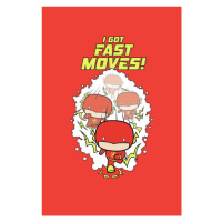 Umělecký tisk Flash - I got fast moves!, 26.7x40 cm