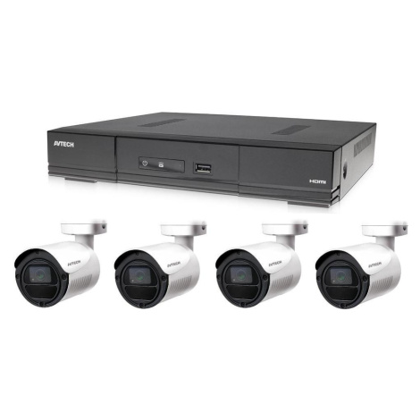 Kamerový set 1x AVTECH DVR DGD1005AV a 4x 2MPX Bullet kamera AVTECH DGC1105YFT