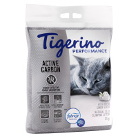 Tigerino Performance Active Carbon kočkolit - vůně čerstvého prádla Ambi Pur - 12 kg