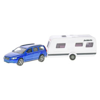 Kids Globe Traffic Volvo V70 kov s karavanem 30cm na zpětný chod