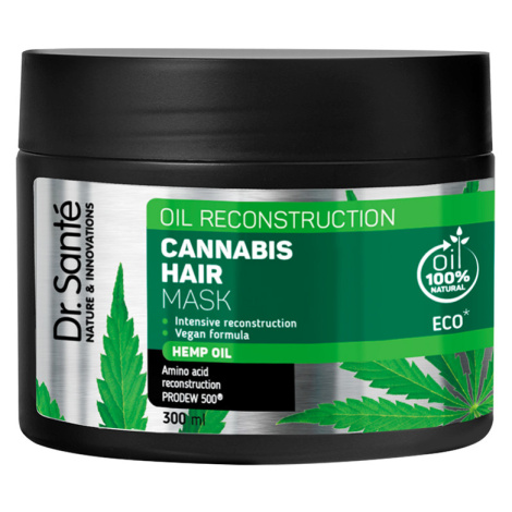 Dr. Santé Cannabis Hair Mask - maska na slabé a poškozené vlasy s konopným olejem 300 ml