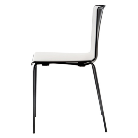 PEDRALI - Židle TWEET 890 bicolour DS - černo-bílá