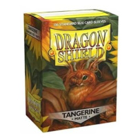 Obaly na karty Dragon Shield Protector - Matte Tangerine - 100 ks