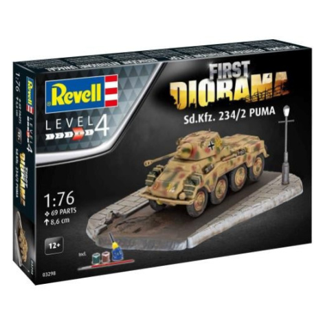 Gift-Set Diorama 03298 - Sd. Kfz. 234/2 Puma (1:76) Revell