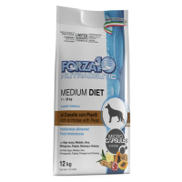 Forza10 Medium Diet s koňskými a hrachovými kroketami pro psy - 2 x 12 kg