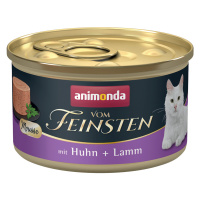 Výhodné balení animonda Vom Feinsten Adult 24 x 85 g - kuřecí a jehněčí