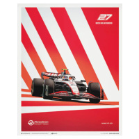 Umělecký tisk MoneyGram Haas F1 Team - Nico Hulkenberg - 2023, 40x50 cm