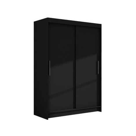 Velká šatní skříň MIAMI I černá šířka 120 cm ankon