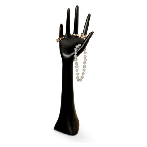 DekorStyle Stojan na šperky Hand 32 cm černý