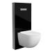 Sanitární modul VitrA Vitrus pro závěsné WC černý 770-5761-01