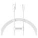 Kabel Baseus Superior Series z USB na USB-C, 65 W, 1 m (bílý)