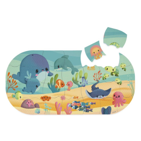 Puzzle - Můj oceán - hračka do vody - 28 ks JANOD