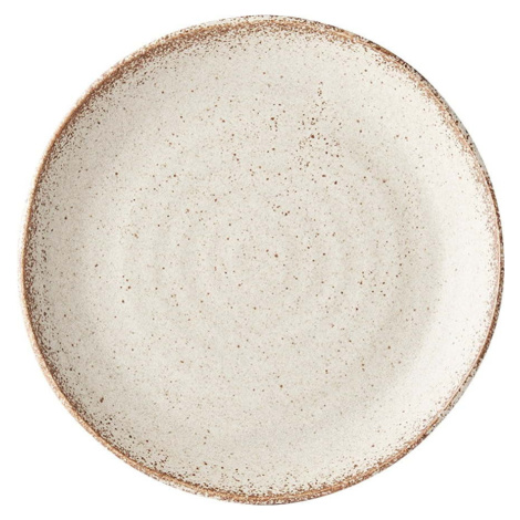 Bílý keramický talíř MIJ Fade, ø 24 cm