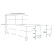 Boxspringová postel LIMBA Monolith-02 160x200 cm
