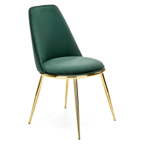 HALMAR Designová židle GLAMOUR K460 zelená