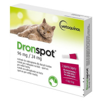 Dronspot 96mg/24mg velké kočky spot-on 2x1.12ml