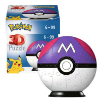 Pokémon 3D Puzzle-Ball - Master Ball - 55 dílů