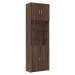 vidaXL Skříň highboard hnědý dub 80 x 42,5 x 249 cm kompozitní dřevo